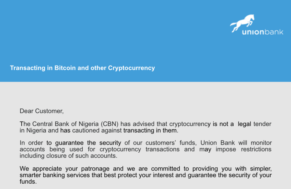 Nigerian Banks And The Fear Of The Un Known My Thoughts